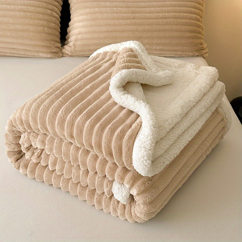 Double‑Layer Cozy Blanket