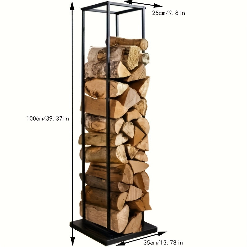 Heavy‑Duty Wood Storage Frame