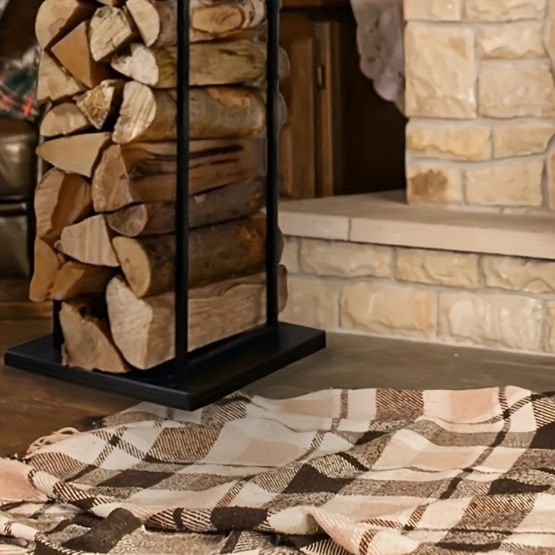 Heavy‑Duty Wood Storage Frame