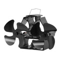 Heat Powered Double‑Head Stove Fan