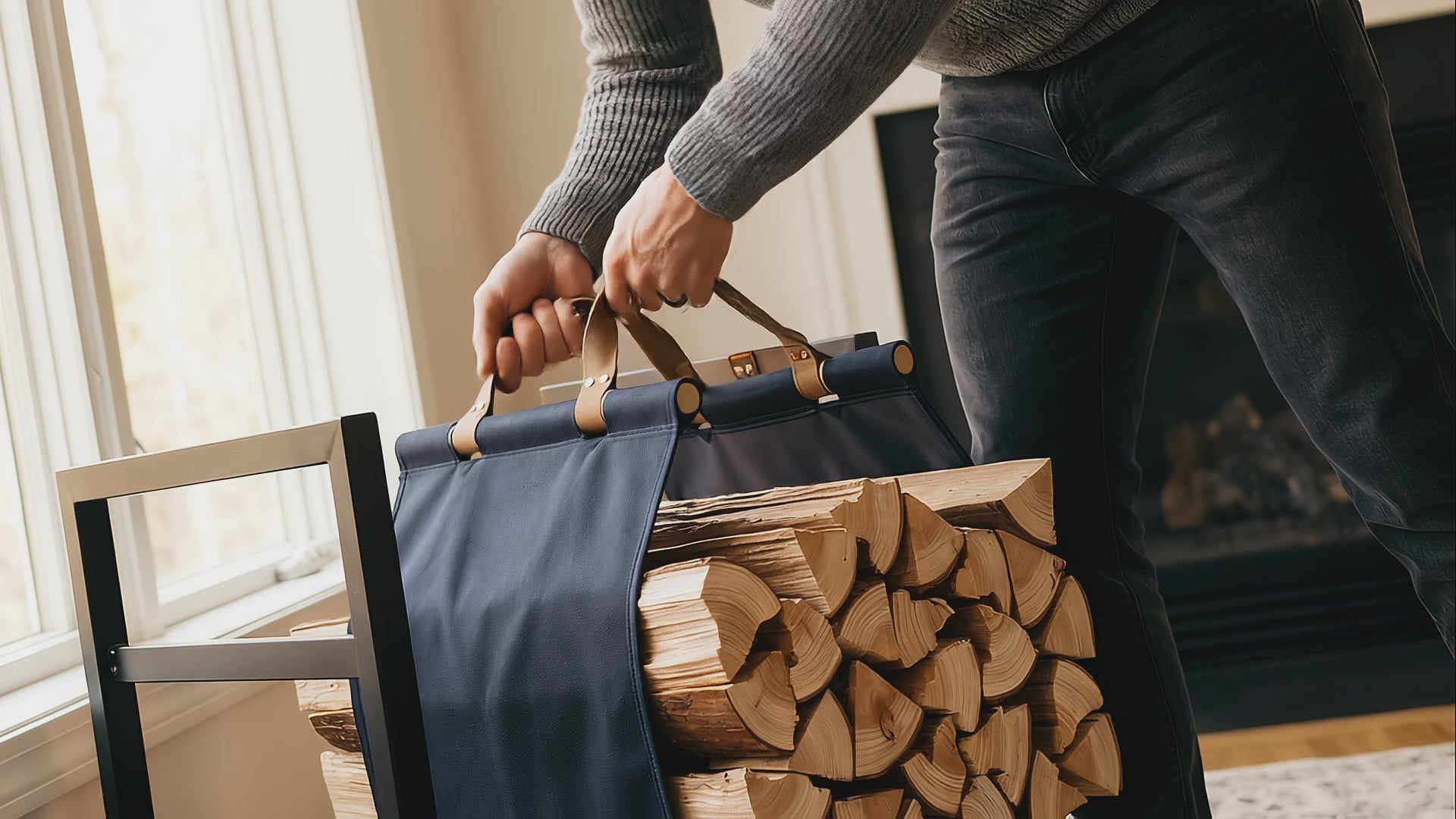 Wood Carry & Storage Set